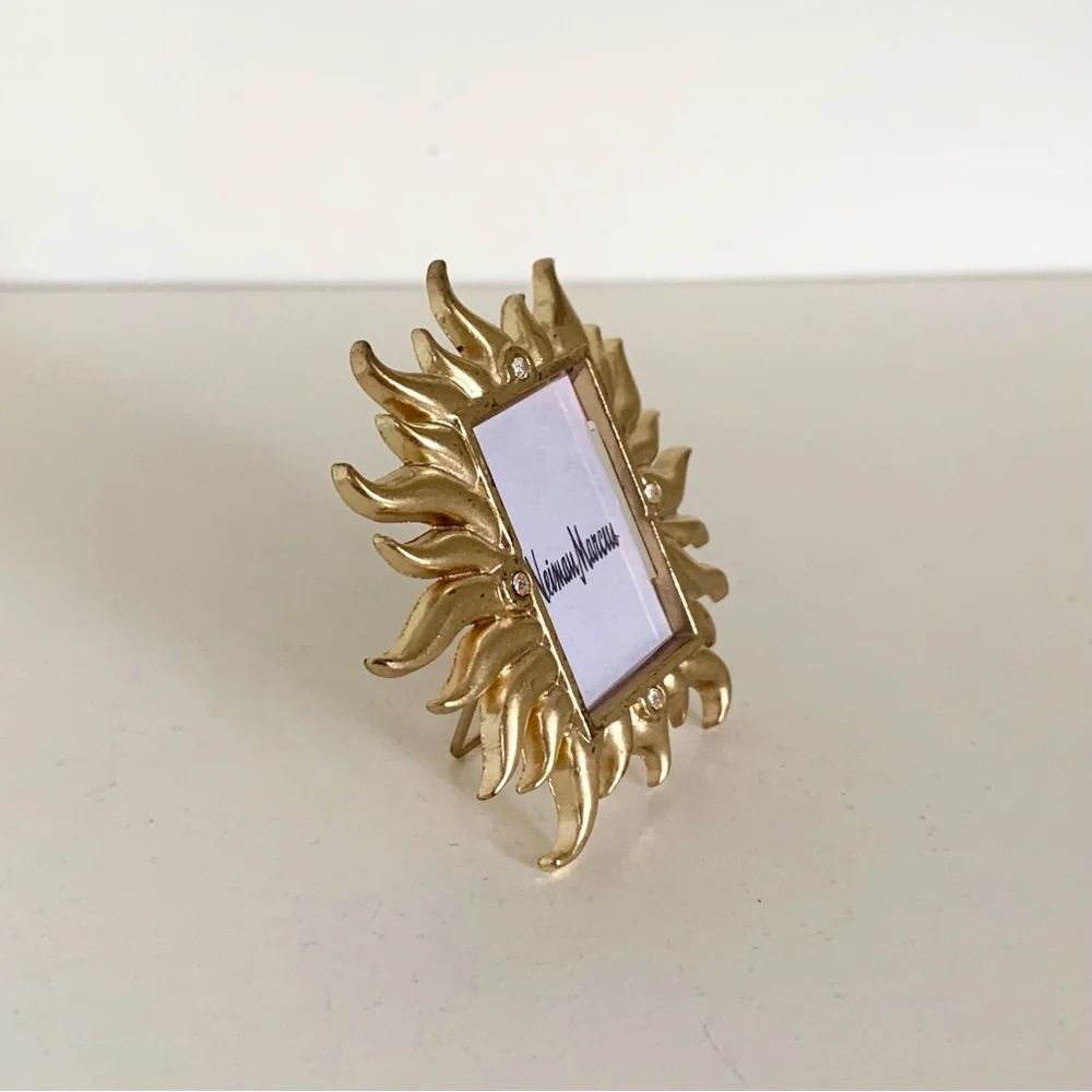 New Jay Strongwater gold crystal frame
